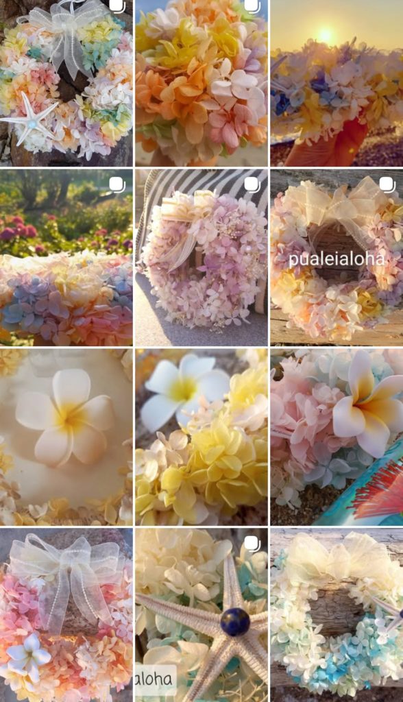Instagramギャラリーアカウント＠pualeialoha₋leimana
